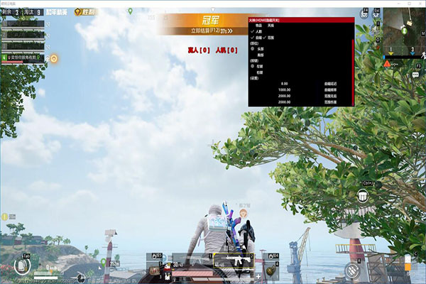 辅助软件自动瞄准效果